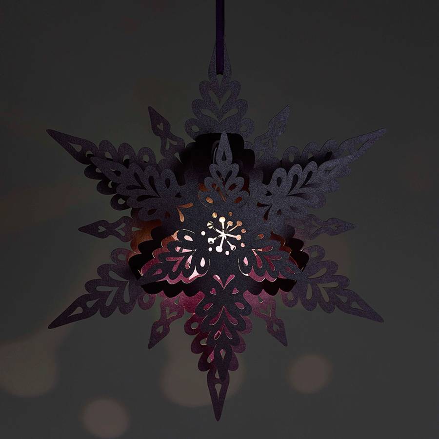 Deco Snowflake Lanterns By The Hanging Lantern Company