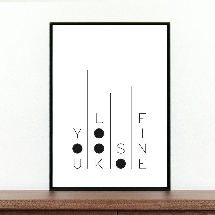 'You Look So Fine' Print, 1 of 2