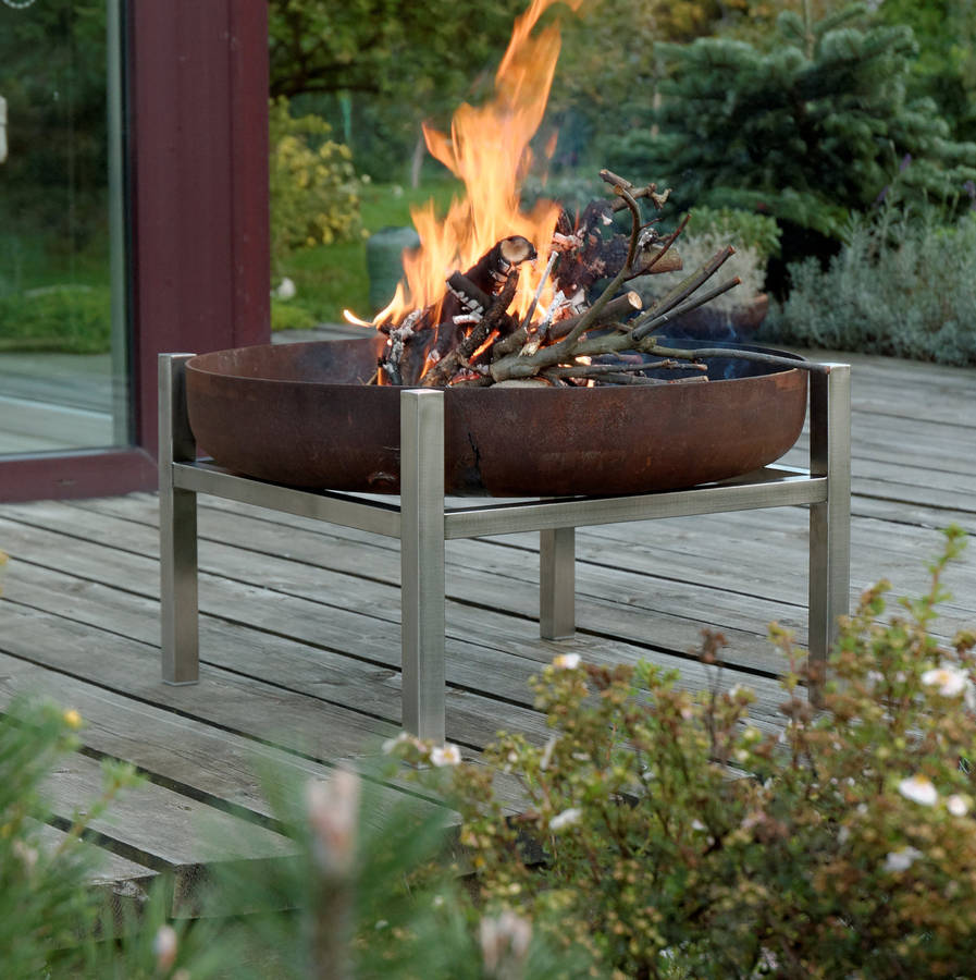 Steel Crate Fire Pit By Arpe Studio Uk, Fire Pit Gifts
