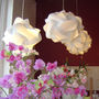 White Ceiling Pendant Smarty Lamps Tukia Lampshade, thumbnail 6 of 7