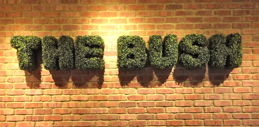 Artificial Boxwood Letter By Artificial landscapes | notonthehighstreet.com