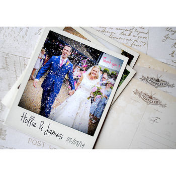 Wedding Instant Photo Thank You Cards With Envelopes, 6 of 7