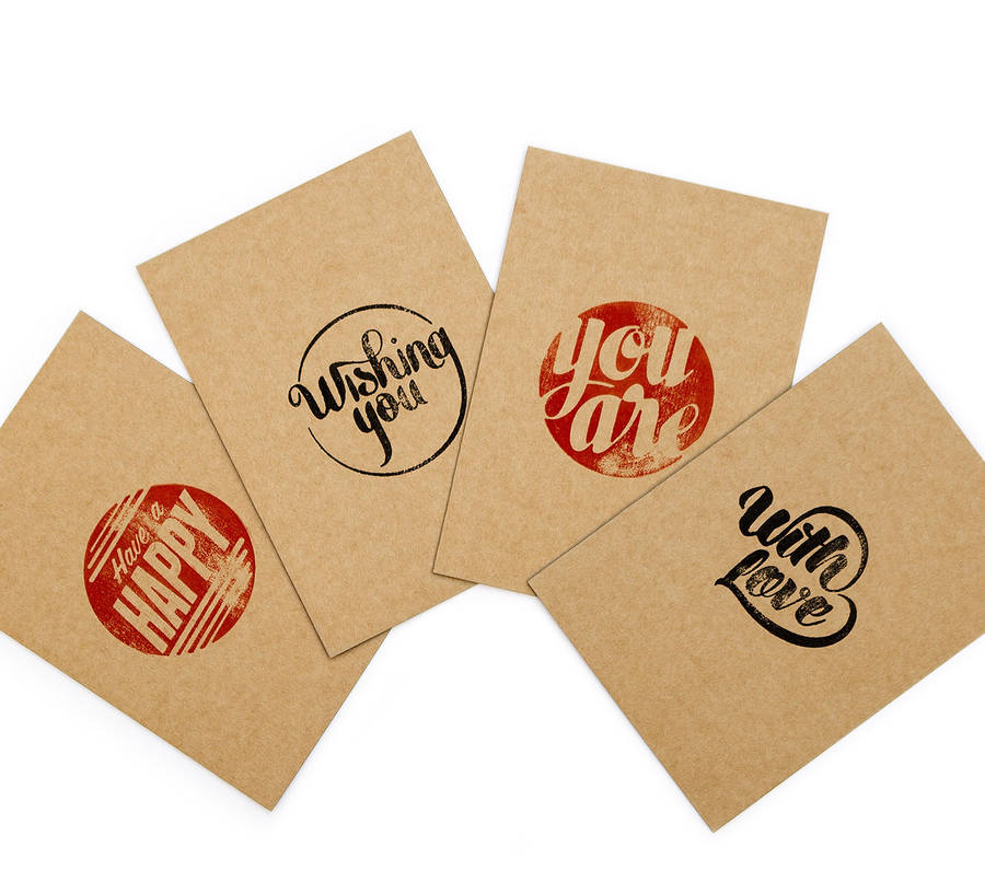 Greetings Card Kit By The Letteroom