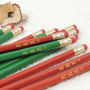 12 Christmas Graphite Pencils, thumbnail 1 of 7