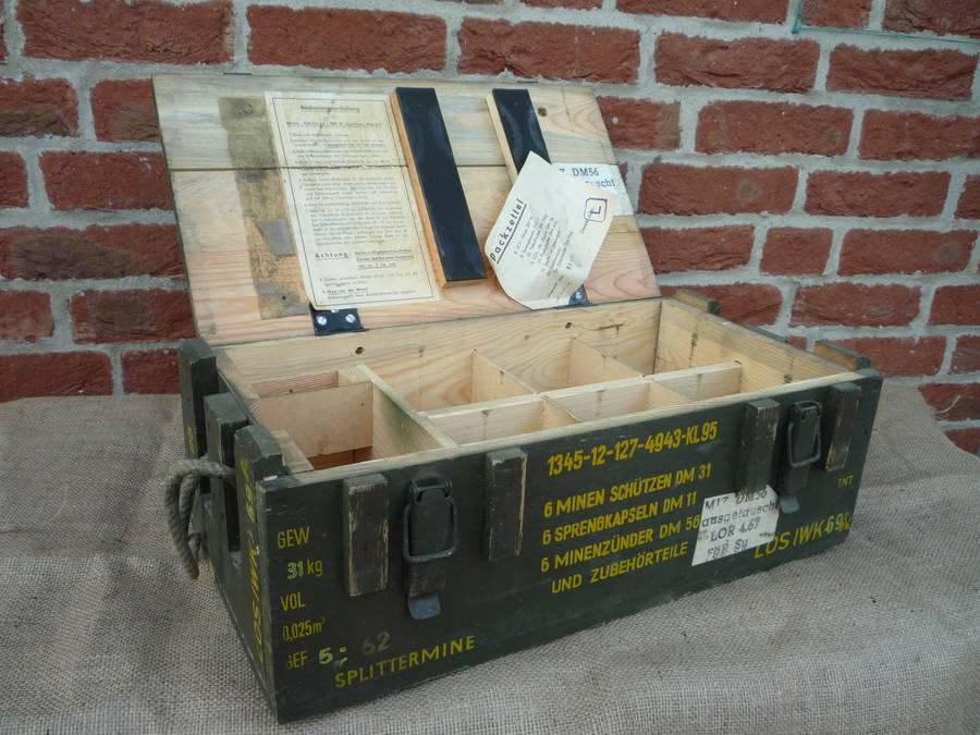 vintage ammunition crate by vintage crates