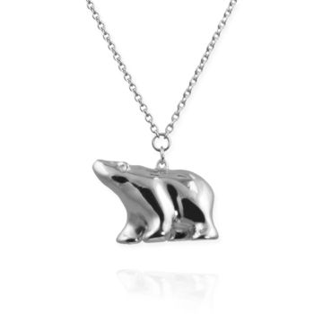 Personalised Polar Bear Necklace, 4 of 9