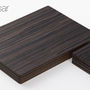 Real Wood Veneer Placemat Set Or Coaster Set, thumbnail 3 of 9