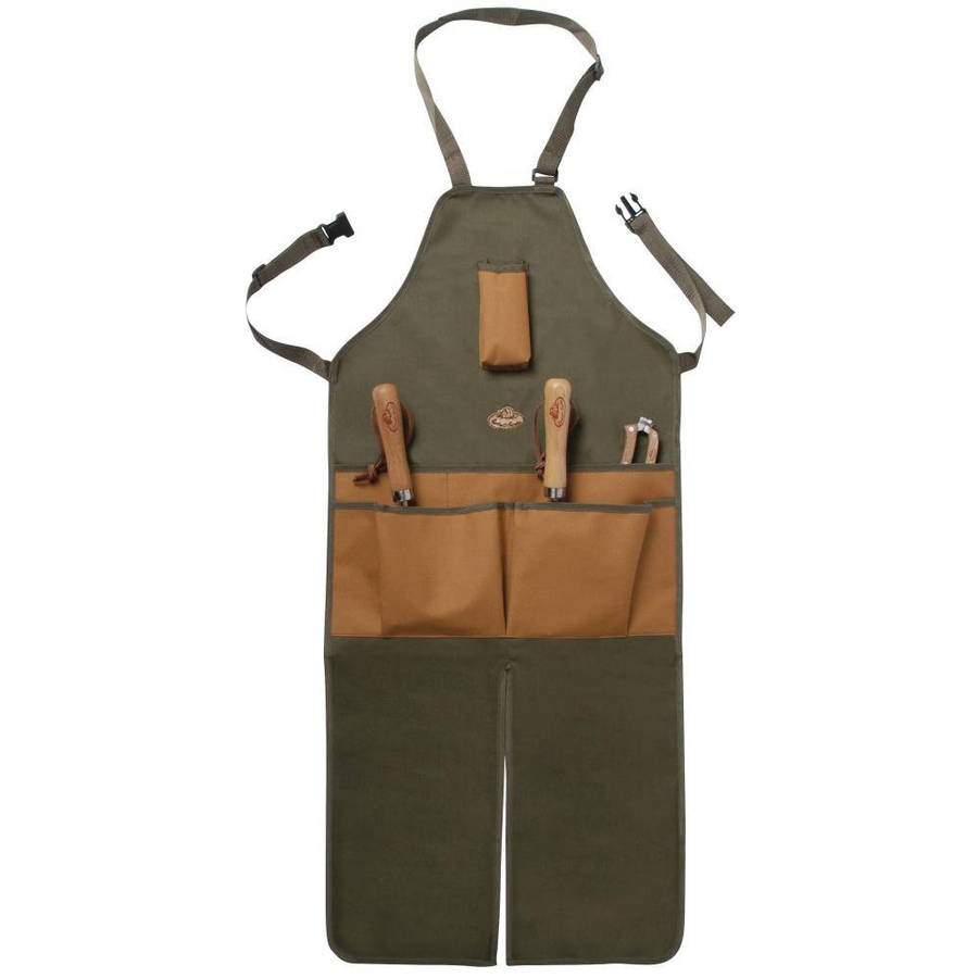 Canvas Garden Tool Belt Apron / Long By Garden Selections