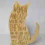 Personalised Wooden Animal Quote Block, thumbnail 3 of 4