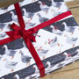 'Christmas Geese' Luxury Recycled Wrapping Paper, thumbnail 7 of 8