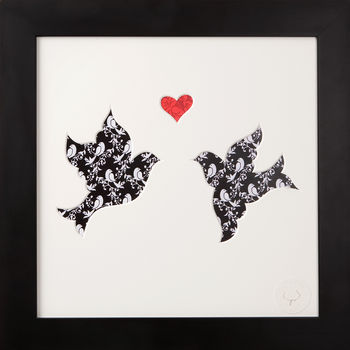 Love Doves Wedding Gift Artwork, 8 of 10