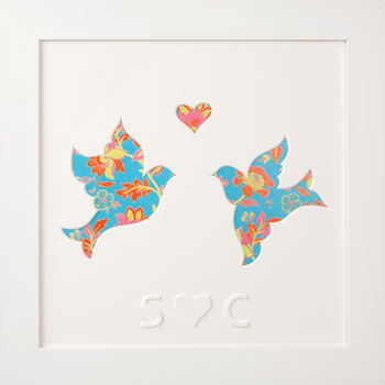 Love Doves Wedding Gift Artwork, 9 of 10