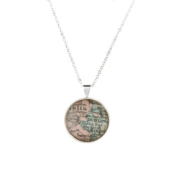 Personalised Sterling Silver Map Pendant Necklace, 11 of 11