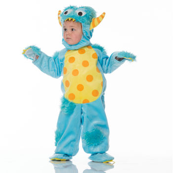 baby's blue monster dress up costume by time to dress up ...