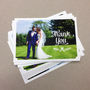 Personalised Wedding Photo Thank You Postcards, thumbnail 2 of 3