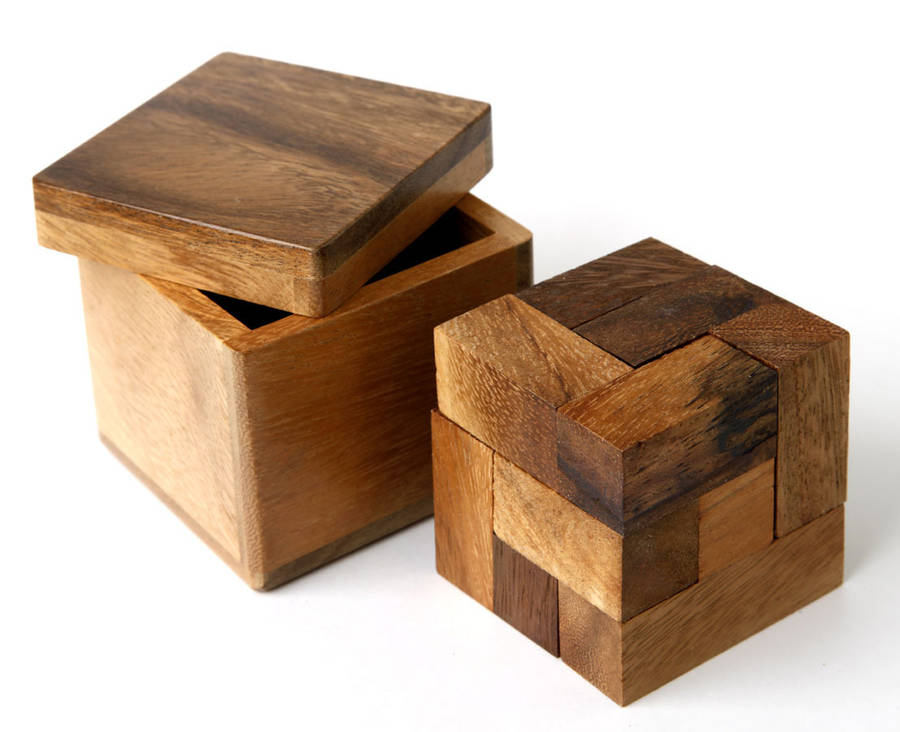 soma cube wooden puzzle by fablittlegiftshop | notonthehighstreet.com