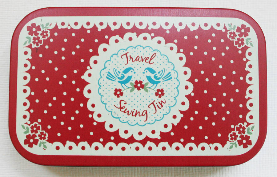 travel sewing tin by stitchkits