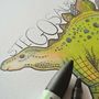 Stegosaurus Dinosaur Print, thumbnail 3 of 3