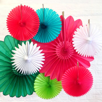 Christmas Paper Fan Decoration Collection, 5 of 5