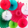 Christmas Paper Fan Decoration Collection, thumbnail 4 of 5