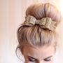 Oversized Glitter Hair Bow 14 Colours To Choose, thumbnail 1 of 12