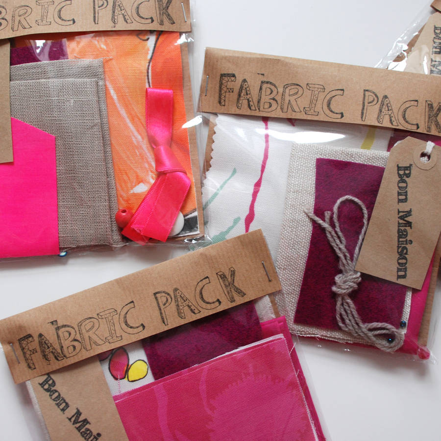 Fabric Craft Packs By BON | notonthehighstreet.com