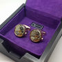 Clockwork Cufflinks With Real Moving Parts In Rose, thumbnail 3 of 5