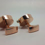 Clockwork Cufflinks With Real Moving Parts In Rose, thumbnail 5 of 5