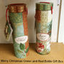 Personalised Christmas Bells Wine With Your Message, thumbnail 2 of 5