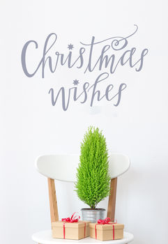 Christmas Wishes Wall Sticker, 2 of 4