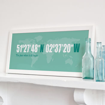 Personalised Special Place Urban Coordinates Art Print, 4 of 9