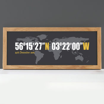 Personalised Special Place Urban Coordinates Art Print, 6 of 9