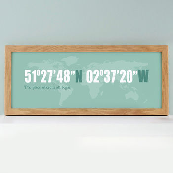 Personalised Special Place Urban Coordinates Art Print, 5 of 9