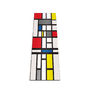 Mondrian Abstract Art Vinyl Sticker For Door, thumbnail 2 of 2