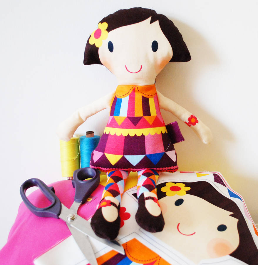 Personalised Sew Your Own Doll Kit, 1 of 8