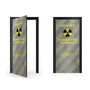 Warning Radioactive Materials Vinyl Sticker For Door, thumbnail 1 of 2