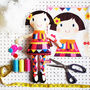 Personalised Sew Your Own Doll Kit, thumbnail 2 of 8