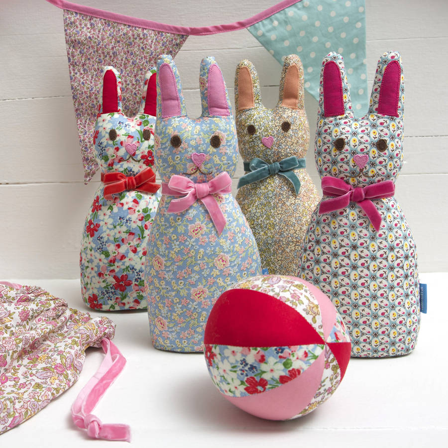 bunny soft skittles set by albetta | notonthehighstreet.com