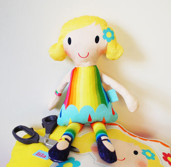 Personalised Doll Craft Sewing Kit, 2 of 7