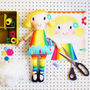 Personalised Doll Craft Sewing Kit, thumbnail 1 of 7