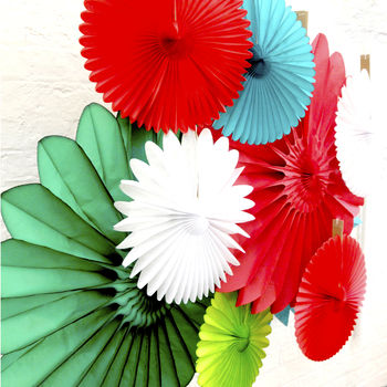 Christmas Paper Fan Decoration Collection, 2 of 5