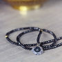 Black Spinel, Diamond And Amethyst Necklace, thumbnail 1 of 12