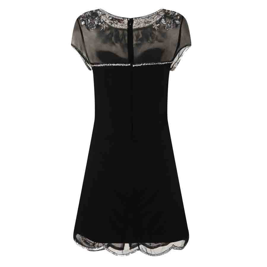 Fleur Embellished Black Dress By Frock and Frill | notonthehighstreet.com