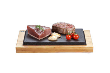 The Steak Sharer Hot Stone Cooking Lava Set, 3 of 6