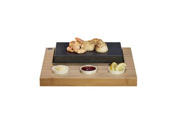 The Sizzling Hot Stone Starter Set Lava And Bamboo, 5 of 6
