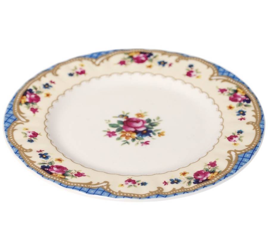 Vintage Rose Tea Plate By I Love Retro