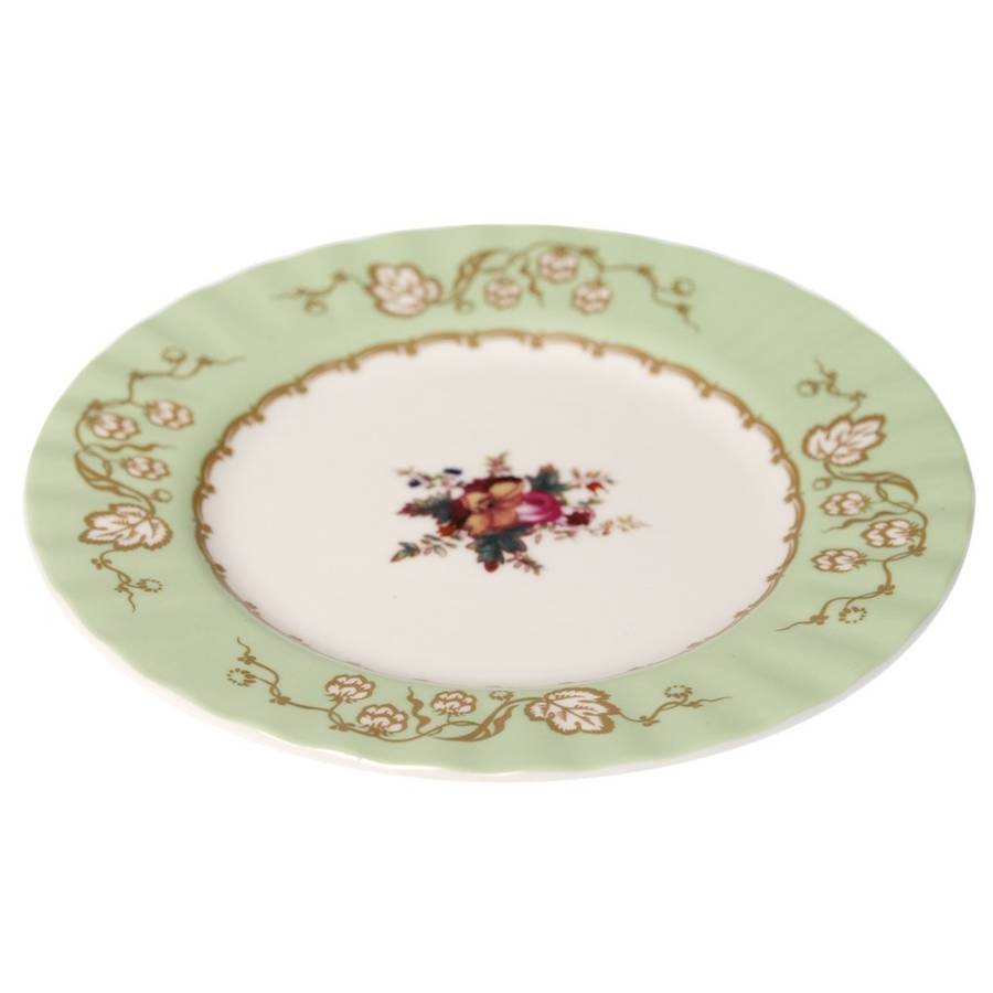 Vintage Rose Tea Plate By I Love Retro
