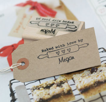 'From The Kitchen Of' Personalised Rubber Stamp, 3 of 4