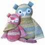 Two Hoots Owls Knitting Kit, thumbnail 1 of 3