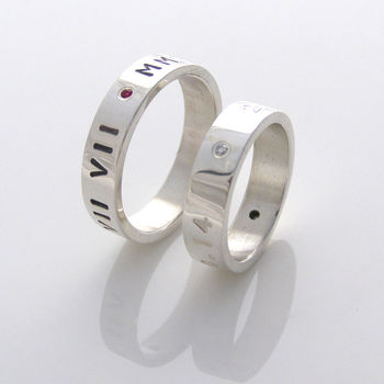 Silver Personalised Ring, 8 of 11